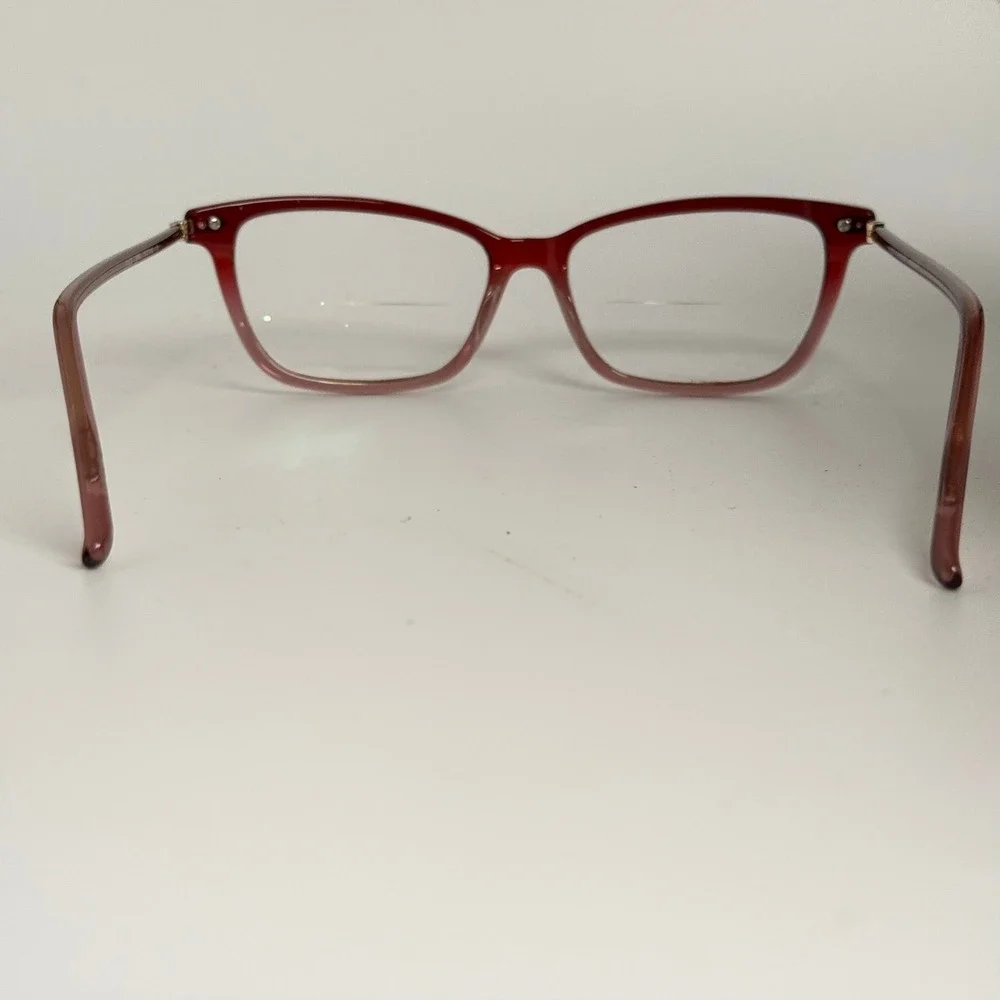 Ainslie BURG Burgundy Ombre Cat Eye Eyeglasses Frames 53-15-142 Gold Detail